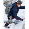 image:imageFREE SOLDIER Mens Waterproof Ski Snow Jacket Warm Winter Fleece Lined Coat Snowboarding Raincoat Hooded Fully Taped SeamsMidnight Navy