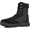 image:imageFREE SOLDIER Mens 8 Inch Tactical Side Zip Boots Military Army Work Boots Lightweight Combat Boot for Motorcycle BootBlack 75