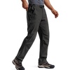 image:imageFREE SOLDIER Mens Outdoor Cargo Hiking Pants with Belt Lightweight Waterproof Quick Dry Tactical Pants Nylon Spandex Black 40W30L