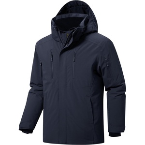 image:imageFREE SOLDIER Mens Waterproof Ski Snow Jacket Warm Winter Fleece Lined Coat Snowboarding Raincoat Hooded Fully Taped SeamsMidnight Navy