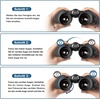 image:imageFREE SOLDIER 20x50 binoculars  adult binoculars with night vision in low light BAK4 Prism FMC lens Compact binoculars with smartphone adapter for hiking bird watching hunting blackBlack