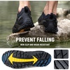 image:imageFREE SOLDIER AICALL Mens Water Shoes Quick Dry Barefoot Aqua Shoes Beach Hiking Hiking Boating Water Sports black 10 Men