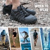 image:imageFREE SOLDIER AICALL Mens Water Shoes Quick Dry Barefoot Aqua Shoes Beach Hiking Hiking Boating Water Sports gray 10 Men