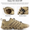 image:imageFREE SOLDIER Mens Hiking Shoes Summer Quick Dry Work Shoes for Water Trekking Tactical Boots Ventilated Ultra LightBrown