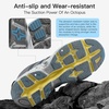 image:imageFREE SOLDIER Mens Hiking Shoes Summer Quick Dry Work Shoes for Water Trekking Tactical Boots Ventilated Ultra LightGrey