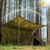 image:imageFREE SOLDIER Tarp Waterproof 3 x 3 m Ultralight Tent Tarpaulin UV Protection Camping Awning Tent Outdoor Large Tarp for Camping Hiking Outdoor Activities Olive GreenCamo