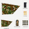 image:imageFREE SOLDIER Tarp Waterproof 3 x 3 m Ultralight Tent Tarpaulin UV Protection Camping Awning Tent Outdoor Large Tarp for Camping Hiking Outdoor Activities Olive GreenCamo