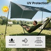 image:imageFree Soldier Tarp Waterproof 3 x 3 m Ultralight Tent Tarpaulin UV Protection Camping Awning Tent Outdoor Large Tarp for Camping Hiking Outdoor Activities Chestnut BrownGray