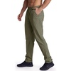 image:imageFREE SOLDIER Mens Sports Outdoor Lightweight Waterproof Athletic Hiking Jogger Sweatpants with Elastic WaistArmy Green