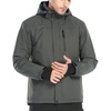 image:imageFREE SOLDIER Mens Waterproof Ski Snow Jacket Fleece Lined Warm Winter Rain Jacket with Hood Fully Taped SeamsGray
