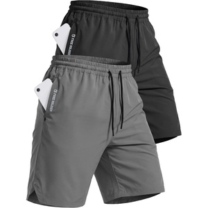 image:imageFREE SOLDIER 2 Pack Mens Athletic Running Shorts 9 Quick Dry Gym Basketball Shorts Lightweight Workout Shorts with PocketsBlackgrey