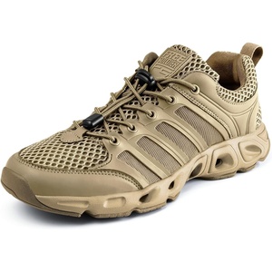 image:imageFREE SOLDIER Mens Hiking Shoes Summer Quick Dry Work Shoes for Water Trekking Tactical Boots Ventilated Ultra LightBrown
