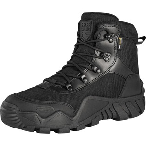 image:imageFREE SOLDIER Mens Waterproof Hiking Boots Tactical Work Boots Outdoor Lightweight Military BootsDeep Black US 7
