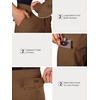 image:imageFREE SOLDIER Mens Cargo Hiking Shorts with Belt  Quick Dry Lightweight Durable Waterproof Multi Pockets for Outdoor Tactical WorkBrown