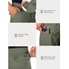 image:imageFREE SOLDIER Mens Cargo Hiking Shorts with Belt  Quick Dry Lightweight Durable Waterproof Multi Pockets for Outdoor Tactical WorkFir Green