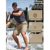 image:imageFREE SOLDIER Mens Cargo Hiking Shorts with Belt  Quick Dry Lightweight Durable Waterproof Multi Pockets for Outdoor Tactical WorkKhaki