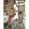 image:imageFREE SOLDIER Mens Cargo Hiking Shorts with Belt  Quick Dry Lightweight Durable Waterproof Multi Pockets for Outdoor Tactical WorkKhaki