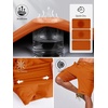 image:imageFREE SOLDIER Mens Cargo Hiking Shorts with Belt  Quick Dry Lightweight Durable Waterproof Multi Pockets for Outdoor Tactical WorkOrange