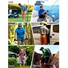 image:imageFREE SOLDIER Mens Cargo Hiking Shorts with Belt  Quick Dry Lightweight Durable Waterproof Multi Pockets for Outdoor Tactical WorkOrange
