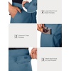 image:imageFREE SOLDIER Mens Cargo Hiking Shorts with Belt  Quick Dry Lightweight Durable Waterproof Multi Pockets for Outdoor Tactical WorkSky Blue