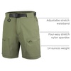 image:imageFREE SOLDIER Mens Cargo Hiking Shorts with Belt  Quick Dry Lightweight Durable Waterproof Multi Pockets for Outdoor Tactical WorkSlate Green