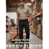 image:imageFREE SOLDIER Mens Work Pants Waterproof Cargo Pants  Relaxed Fit Utility Pants Stretchy Mens Ripstop Work Pants Breathable 5 Pockets Adjustable WaistbandBlack