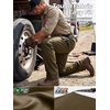 image:imageFREE SOLDIER Mens Work Utility Safety Pants Stretch Cargo Pants  15 Pockets Water Resistant AntiStatic HighWaist Tactical Work Pants for Hiking Camping FishingMoss Green