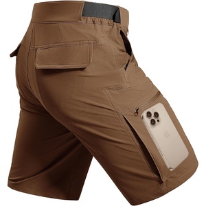 image:imageFREE SOLDIER Mens Cargo Hiking Shorts with Belt  Quick Dry Lightweight Durable Waterproof Multi Pockets for Outdoor Tactical WorkBrown