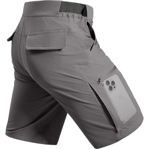 image:imageFREE SOLDIER Mens Cargo Hiking Shorts with Belt  Quick Dry Lightweight Durable Waterproof Multi Pockets for Outdoor Tactical WorkGray