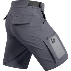 image:imageFREE SOLDIER Mens Cargo Hiking Shorts with Belt  Quick Dry Lightweight Durable Waterproof Multi Pockets for Outdoor Tactical WorkGray Blue