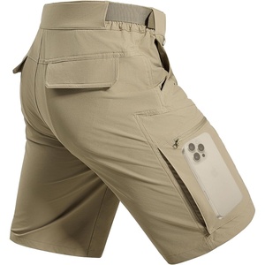 image:imageFREE SOLDIER Mens Cargo Hiking Shorts with Belt  Quick Dry Lightweight Durable Waterproof Multi Pockets for Outdoor Tactical WorkMud