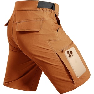 image:imageFREE SOLDIER Mens Cargo Hiking Shorts with Belt  Quick Dry Lightweight Durable Waterproof Multi Pockets for Outdoor Tactical WorkOrange
