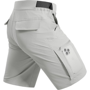 image:imageFREE SOLDIER Mens Cargo Hiking Shorts with Belt  Quick Dry Lightweight Durable Waterproof Multi Pockets for Outdoor Tactical WorkSilver