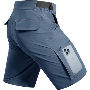 image:imageFREE SOLDIER Mens Cargo Hiking Shorts with Belt  Quick Dry Lightweight Durable Waterproof Multi Pockets for Outdoor Tactical WorkSky Blue