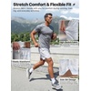 image:imageFREE SOLDIER 2 Pack Mens 9 Quick Dry Athletic Shorts  Lightweight 4Way Stretch Hidden Pockets Elastic Waistband for Gym Workout Running Basketball CasualBlackcamo