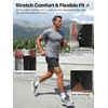 image:imageFREE SOLDIER 2 Pack Mens 9 Quick Dry Athletic Shorts  Lightweight 4Way Stretch Hidden Pockets Elastic Waistband for Gym Workout Running Basketball CasualBlackblack