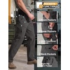 image:imageFREE SOLDIER Mens Cargo Work Pants Stretch Ripstop Utility Tactical Pants  Water Resistant 9 Pockets 4Way Stretch DoubleStitched Durable Work Pants for Hiking HuntingGray