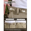 image:imageFREE SOLDIER Mens Convertible Hiking Pants Quick Dry Zip Off Fishing Pants  with Belt Adjustable Drawstring UPF 50 Outdoor Lightweight Travel Pants 4Way Stretch Waterproof and BreathableMud