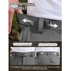 image:imageFREE SOLDIER Mens Convertible Hiking Pants Quick Dry Zip Off Fishing Pants  with Belt Adjustable Drawstring UPF 50 Outdoor Lightweight Travel Pants 4Way Stretch Waterproof and BreathableGray