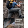 image:imageFREE SOLDIER Mens Outdoor Cargo Hiking Pants with Belt Lightweight Waterproof Quick Dry Tactical Pants Nylon Spandex Dark Gray 30W30L