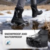 image:imageFREE SOLDIER Mens Snow Boots Insulated Nonslip Outdoor Ankle Cold Weather Boots Plush Black 13