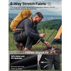 image:imageFREE SOLDIER Mens Sports Outdoor Lightweight Athletic Hiking Pants  Waterproof with Elastic Waist QuickDry 4Way Stretch Adjustable Drawstring for Running CasualBlack