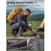 image:imageFREE SOLDIER Mens Sports Outdoor Lightweight Athletic Hiking Pants  Waterproof with Elastic Waist QuickDry 4Way Stretch Adjustable Drawstring for Running CasualGray