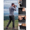 image:imageFREE SOLDIER Mens Sports Outdoor Lightweight Athletic Hiking Pants  Waterproof with Elastic Waist QuickDry 4Way Stretch Adjustable Drawstring for Running CasualBlack