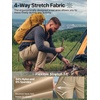 image:imageFREE SOLDIER Mens Sports Outdoor Lightweight Athletic Hiking Pants  Waterproof with Elastic Waist QuickDry 4Way Stretch Adjustable Drawstring for Running CasualKhaki