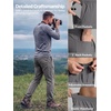 image:imageFREE SOLDIER Mens Sports Outdoor Lightweight Athletic Hiking Pants  Waterproof with Elastic Waist QuickDry 4Way Stretch Adjustable Drawstring for Running CasualGray