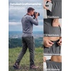 image:imageFREE SOLDIER Mens Sports Outdoor Lightweight Athletic Hiking Pants  Waterproof with Elastic Waist QuickDry 4Way Stretch Adjustable Drawstring for Running CasualDark Gray