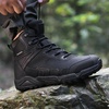image:imageFREE SOLDIER Mens Waterproof Hiking Boots Lightweight Work Boots Military Tactical Boots Durable Combat BootsBlack 105w