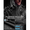 image:imageFREE SOLDIER Mens Waterproof Rain Jacket Lightweight Breathable Hooded Shell for Hiking Travel CampingBlack