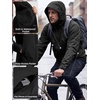 image:imageFREE SOLDIER Mens Waterproof Rain Jacket Lightweight Breathable Hooded Shell for Hiking Travel CampingBlack